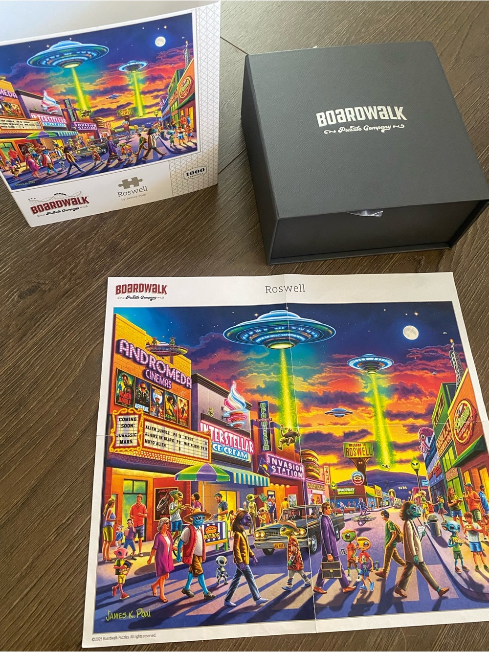 Roswell 1000-Piece Jigsaw Puzzle - boardwalk puzzle company